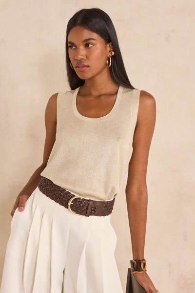 Picture of SHINY TANK TOP PALMYR BIS